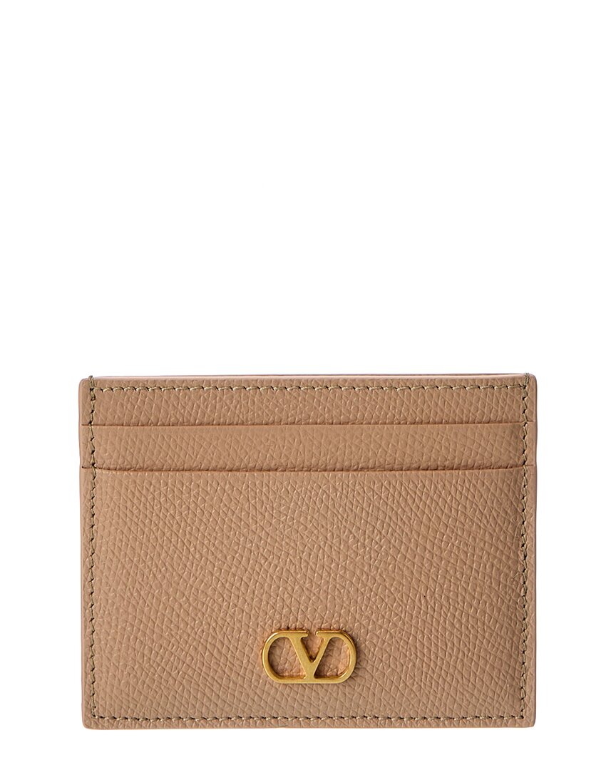 Valentino Garavani Vlogo Signature Leather Card Case - Image 3