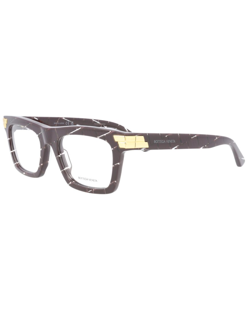 Bottega Veneta Unisex Bv1059o 51mm Optical Frames In Red