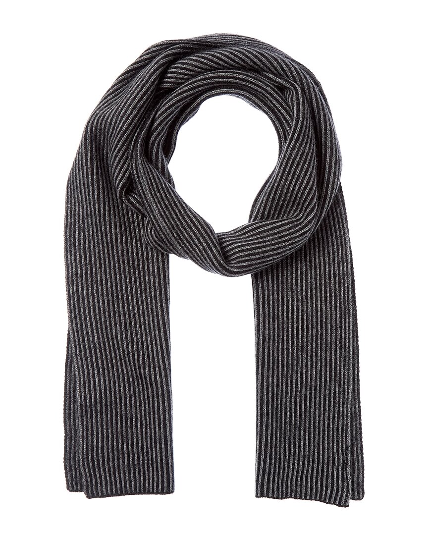 Portolano Cashmere Scarf In Gray