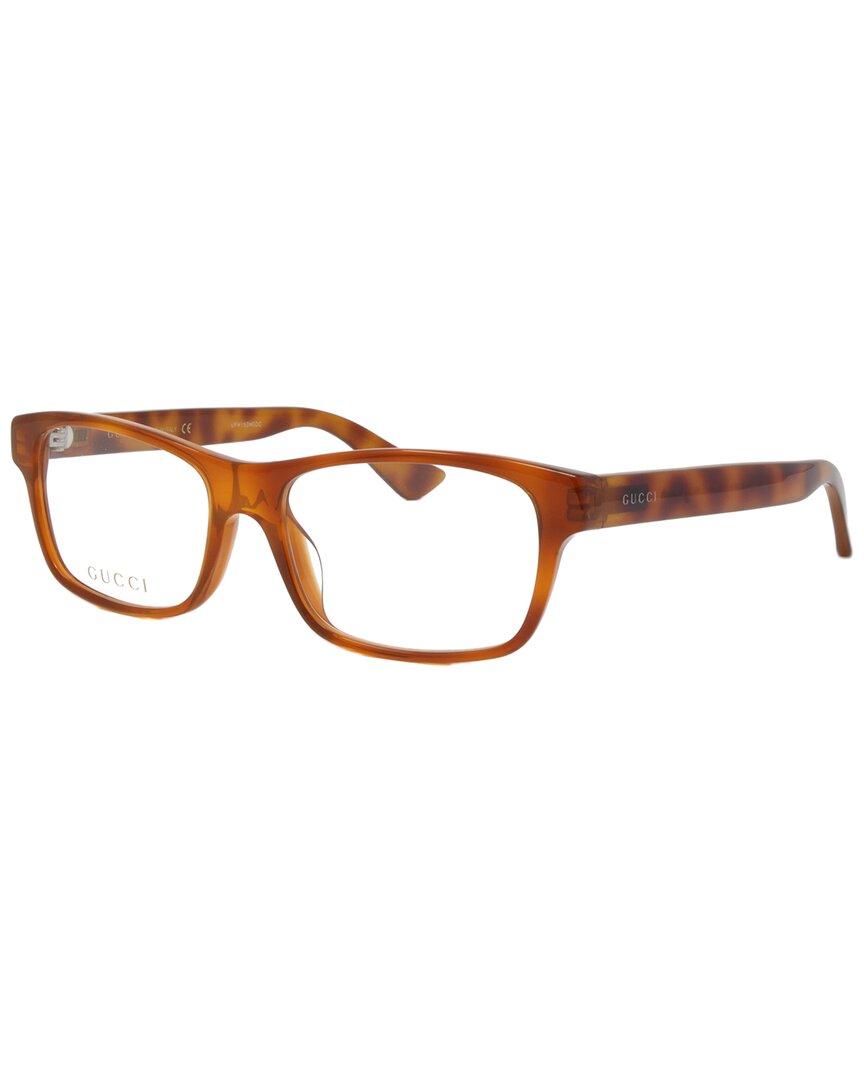 Gucci Men's Gg0006o 55mm Optical Frames In Brown