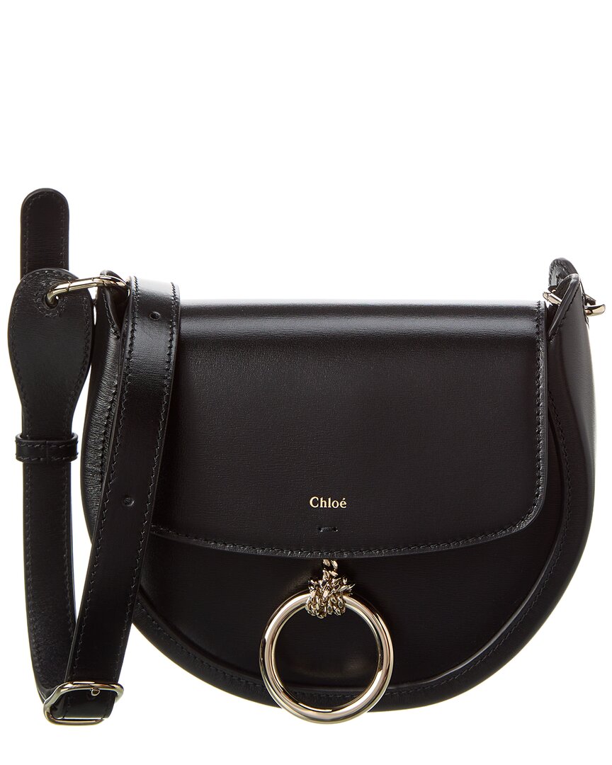 Chloé Chloe Arlene Leather Crossbody In Black