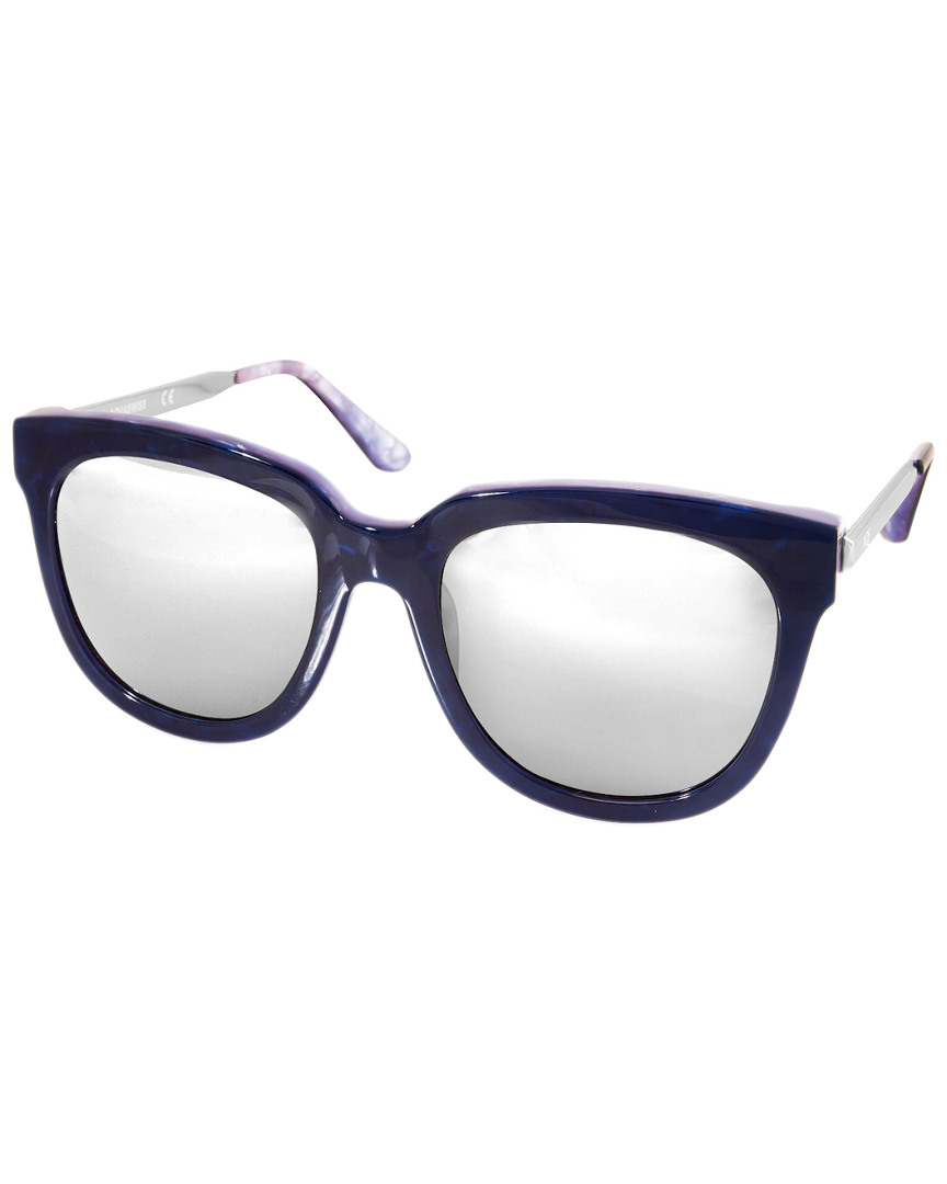 Aquaswiss Women's Piper 55mm Polarized Sunglasses In Blue