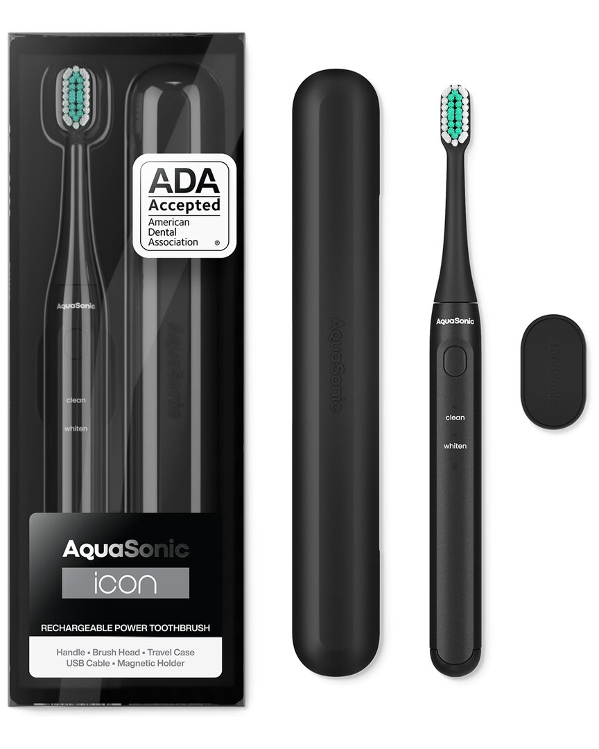 Aquasonic Icon Rechargeable Power Toothbrush