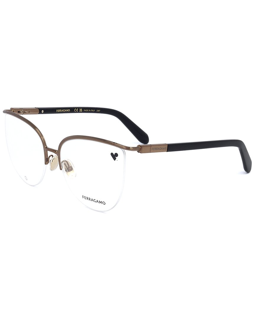 Ferragamo Women's Sf2227 56mm Optical Frames In Yellow