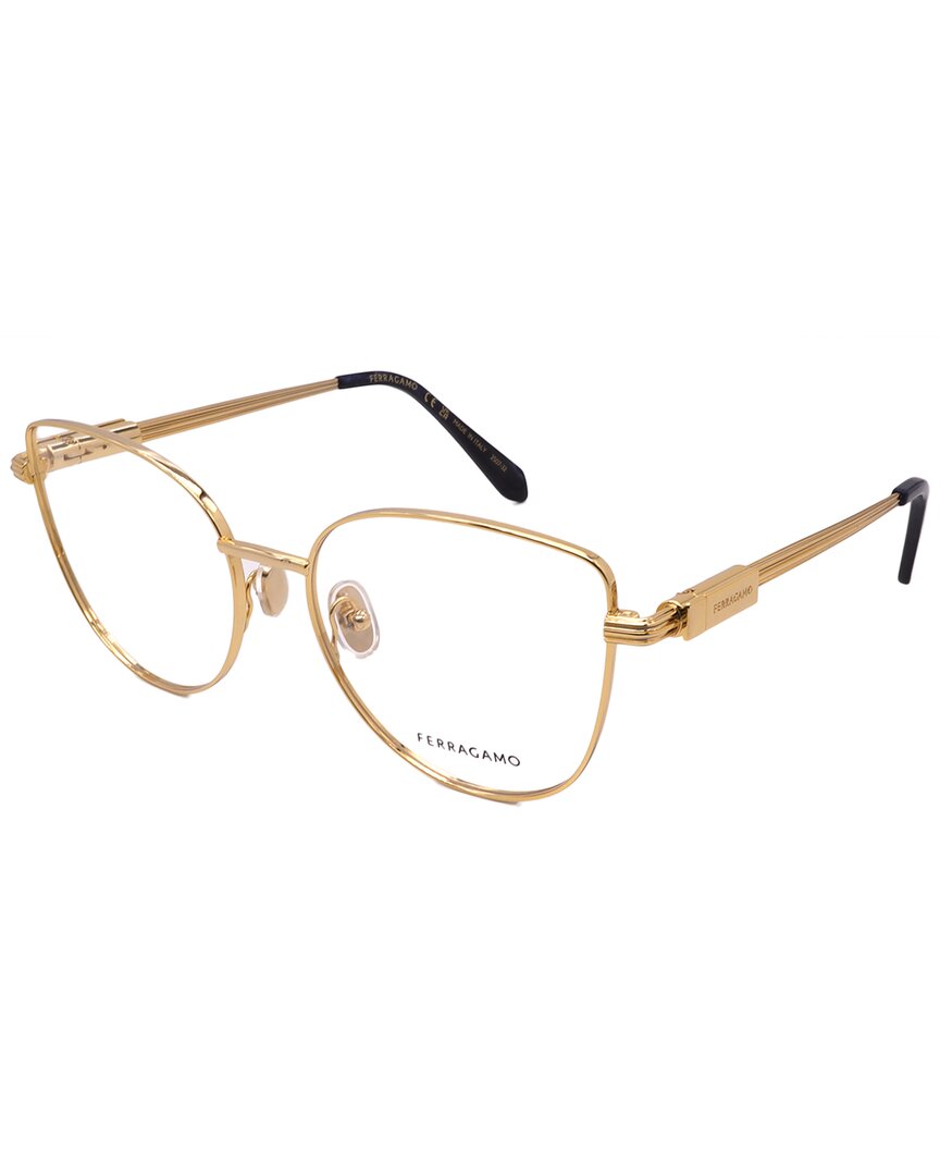 Ferragamo Women's Sf2240 56mm Optical Frames In Yellow