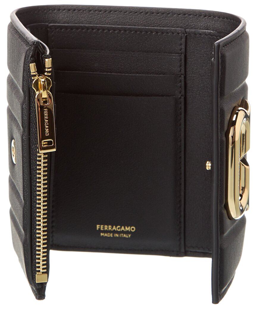 Ferragamo gancini discount french wallet