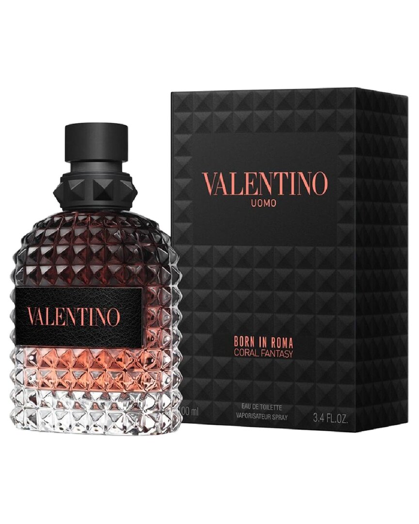 Valentino Men's 3.4oz Uomo Born In Roma Coral Fantasy In Transparent