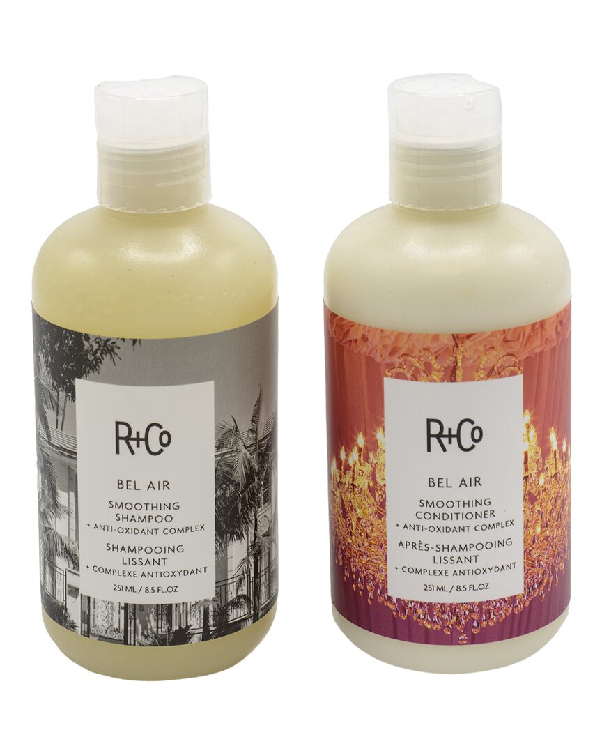 R + Co R+co Unisex 8.5oz Bel Air Smoothing Shampoo & Conditioner In White