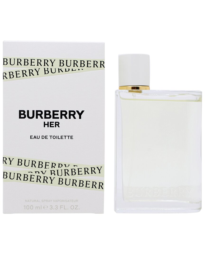 Burberry Women's 3.3oz Her Edt Spray In White