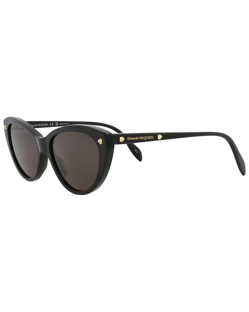 Alexander Mcqueen Women's Am0189s 55mm Sunglasses In Black