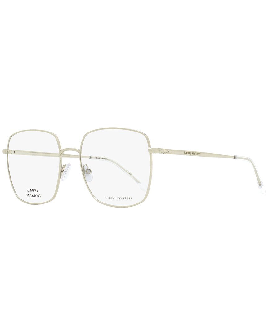 Isabel Marant Square Im0029 Eyeglasses Woman Eyeglass Frame Silver Size 55 Metal