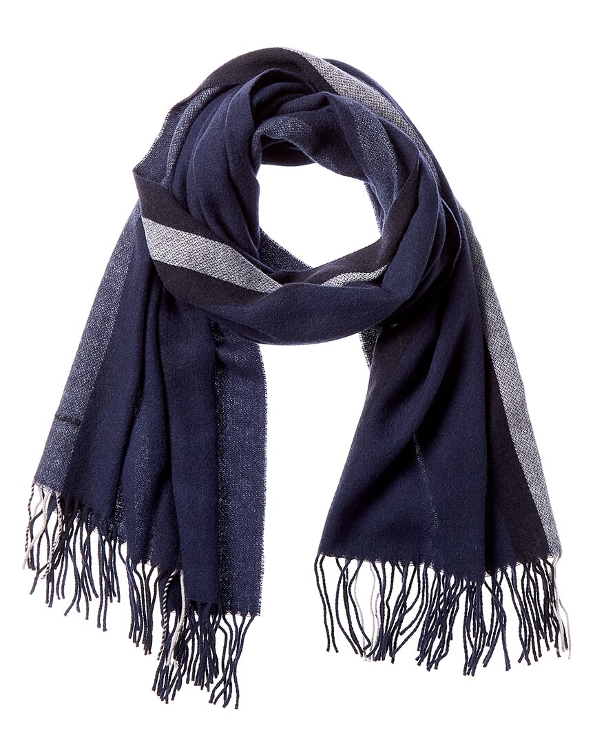 Bally Wool Scarf In Blue