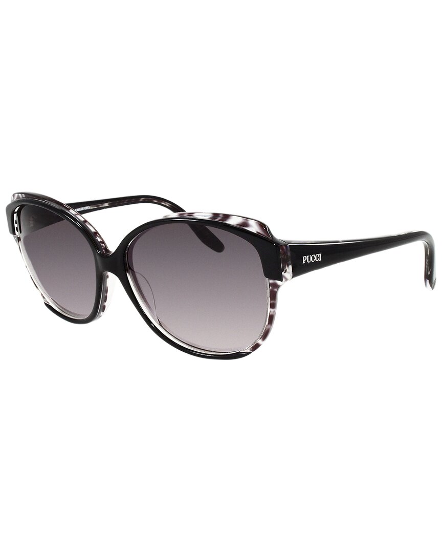 Emilio Pucci Women's Ep670s 58mm Sunglasses In Grey