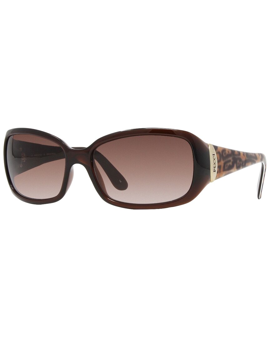 Emilio Pucci Women's Ep677s 58mm Sunglasses In Brown