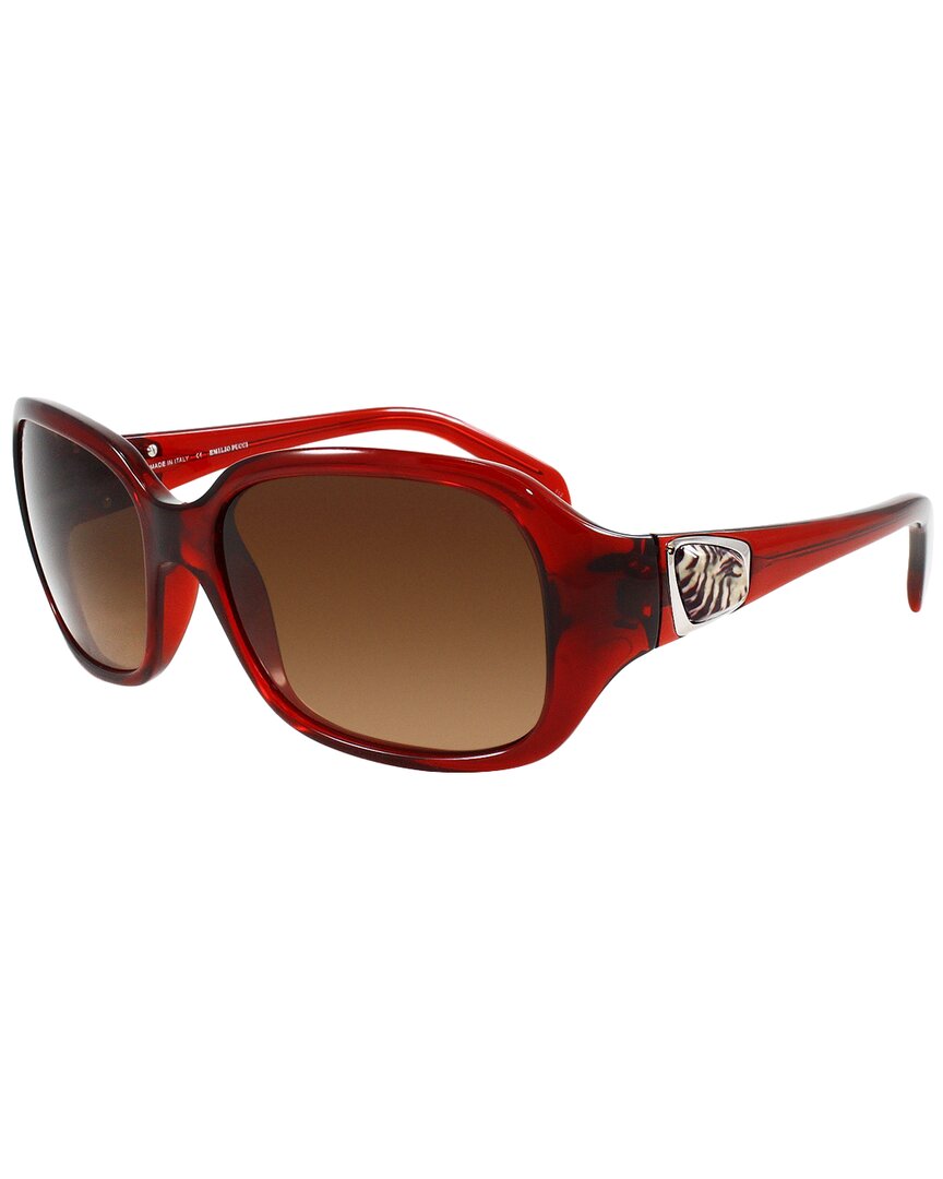 Emilio Pucci Women's Ep692s-604 59mm Sunglasses In Red