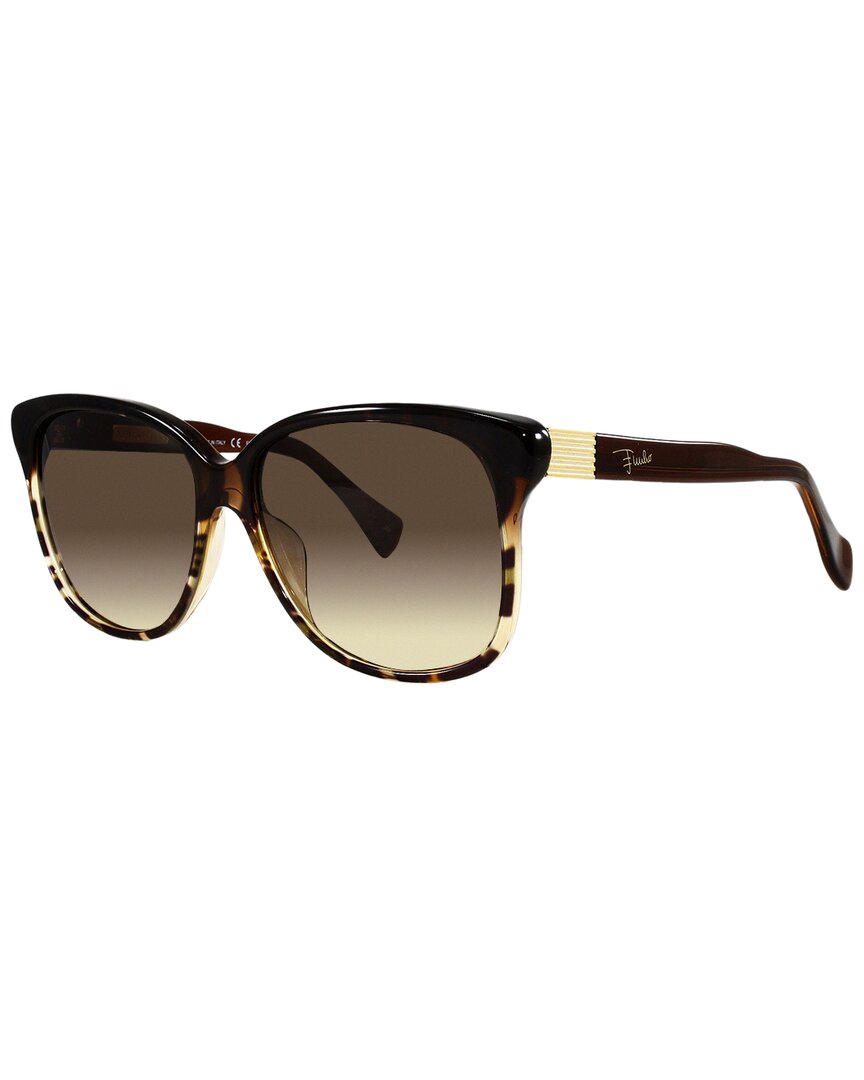 Emilio Pucci Women's Ep728s 57mm Sunglasses In Brown