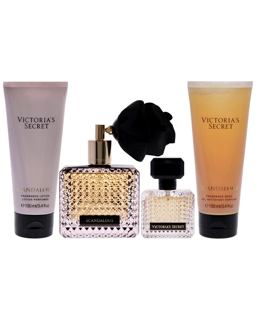 victoria's secret women's scandalous 4pc gift set