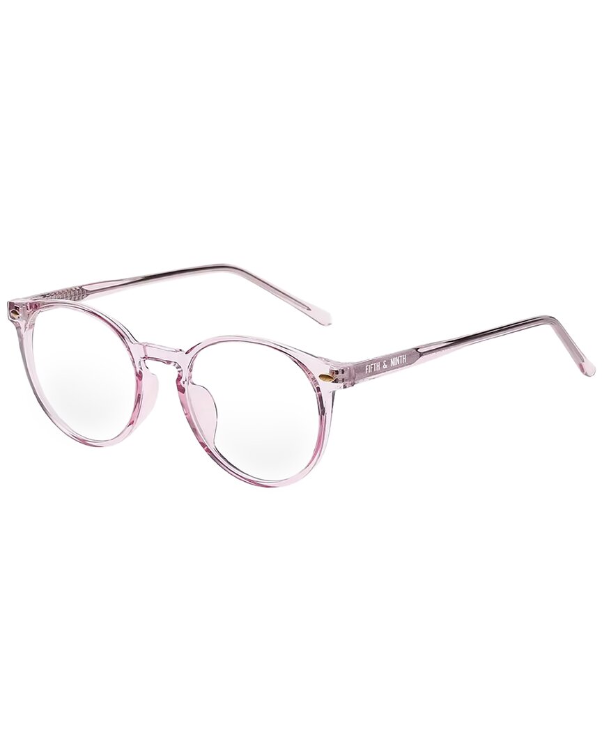 Fifth & Ninth Women's Chandler 48mm Blue Light Blockers In Pink
