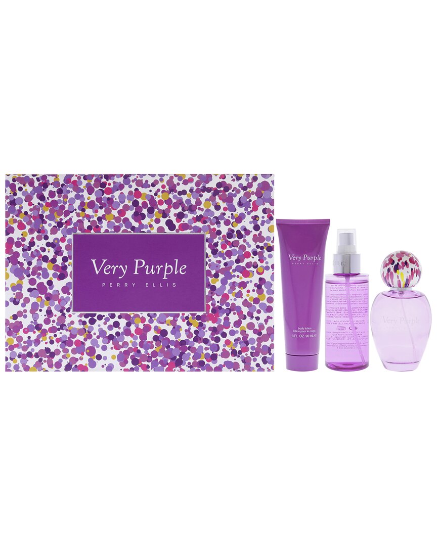 Shop Perry Ellis Women's  Very Purple 3pc Gift Set