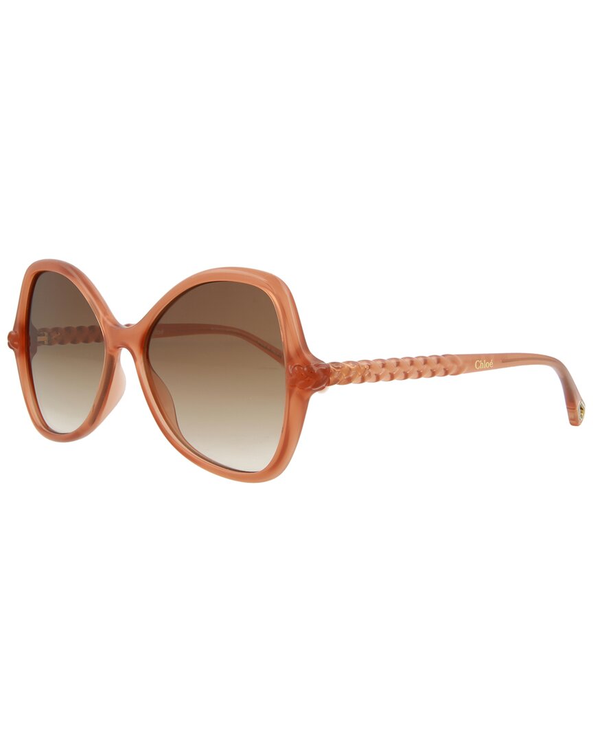 Chloé Women's Ch0001s 56mm Sunglasses In Pink