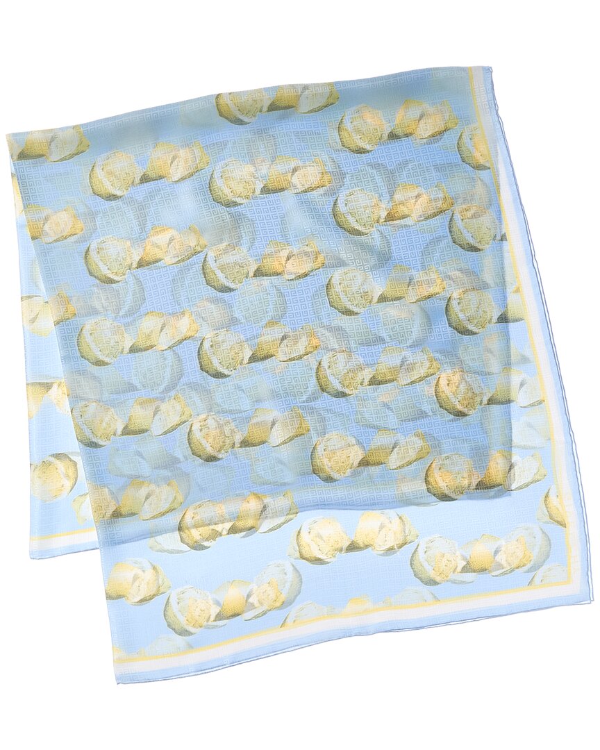 Givenchy 4g Silk Scarf In Gold