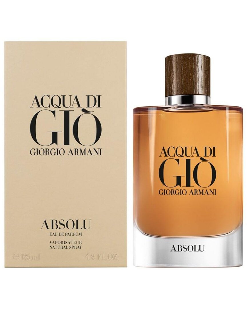 Giorgio Armani Men's 4.2oz Acqua Di Gio Absolu Eau De Parfum Spray In Brown