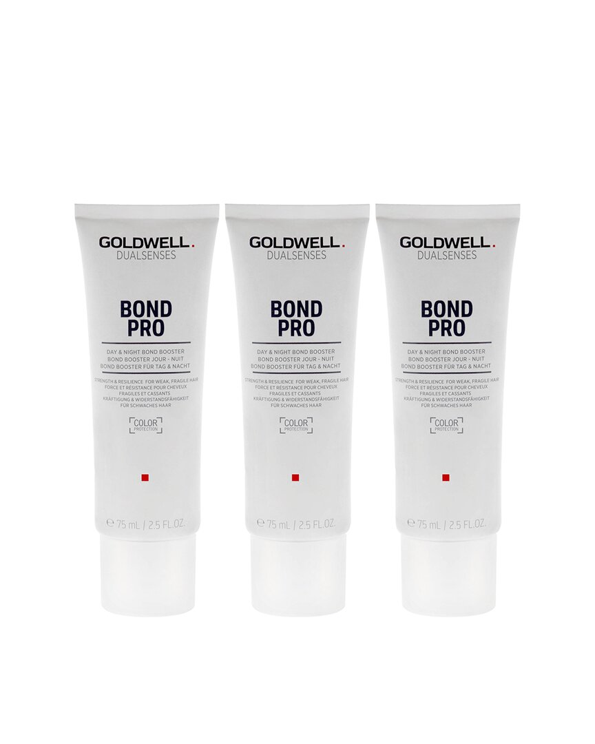 Goldwell Unisex 2.5oz Dualsenses Bond Pro Day And Night Booster - Pack Of 2 In White