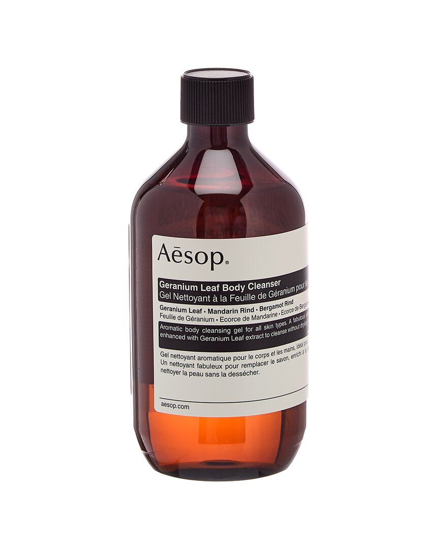 Aesop 16.9oz Geranium Leaf Body Cleanser With Screw Cap In Brown