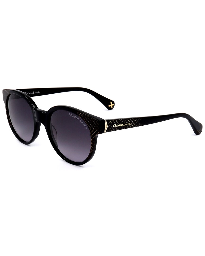 Christian Lacroix Women's Cl5078 51mm Sunglasses In Black