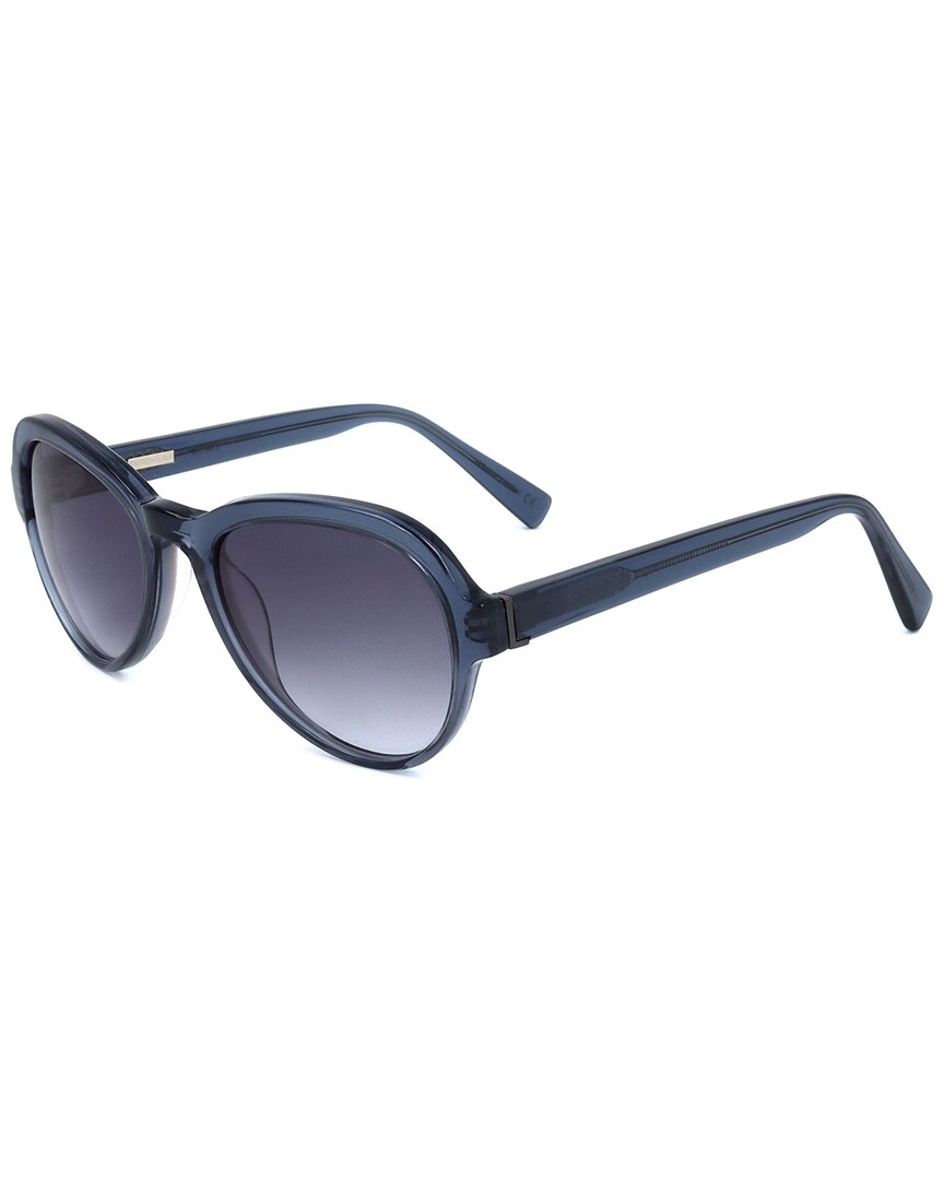 Shop Derek Lam Unisex Logan 52mm Sunglasses In Grey