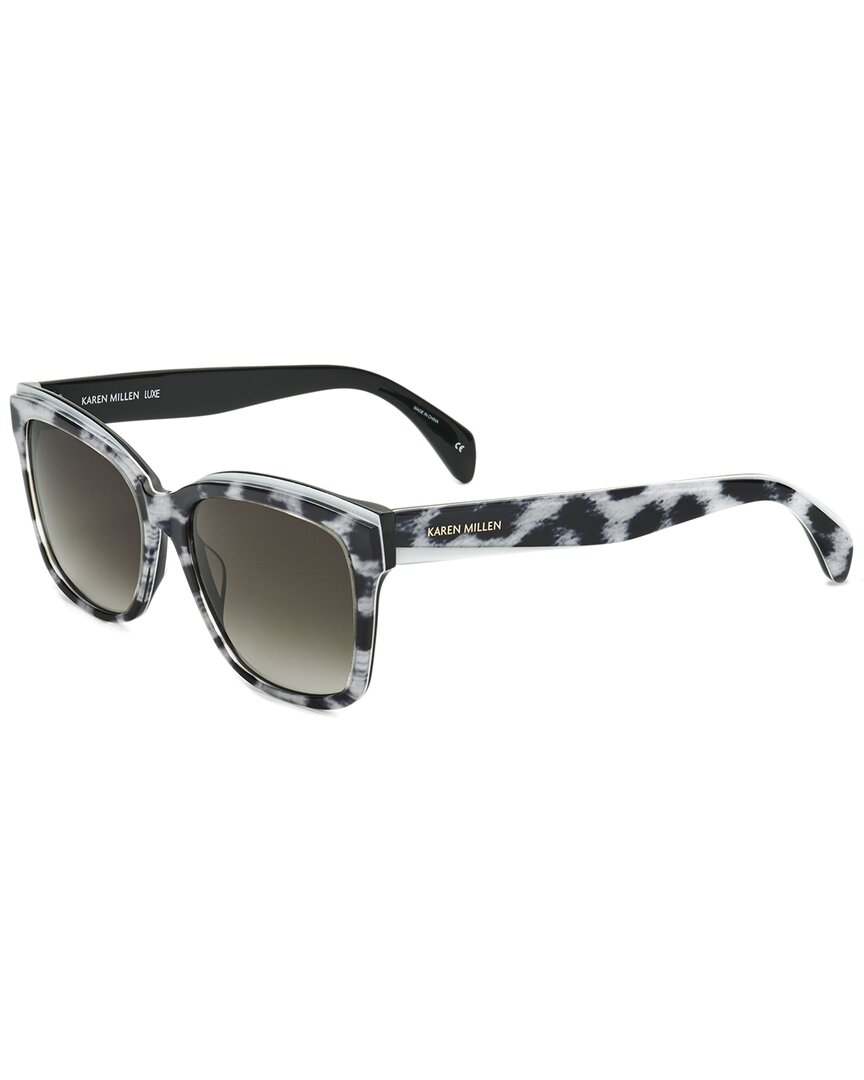 Karen Millen Women's Km5030 56mm Sunglasses In Gray