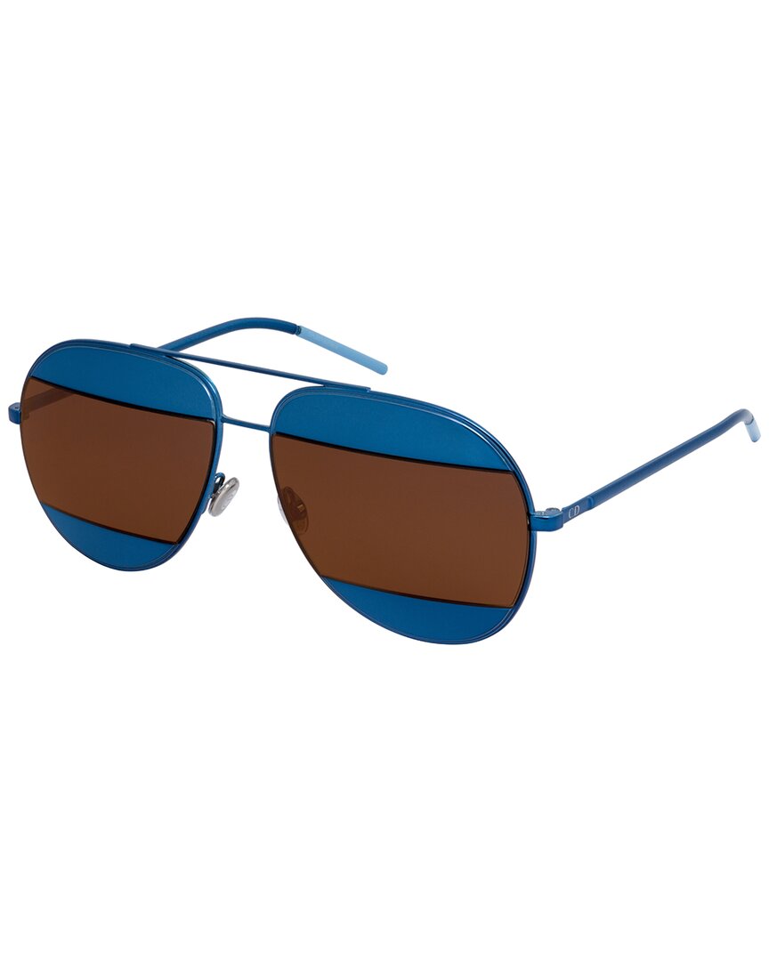 Dior Unisex Split1 59mm Sunglasses In Brown