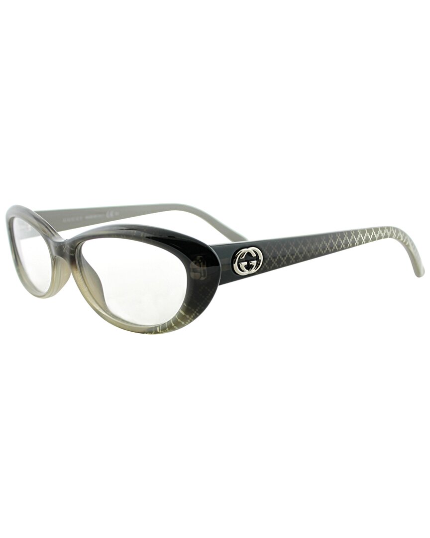 Gucci Unisex Gg3566 52mm Optical Frames In Silver