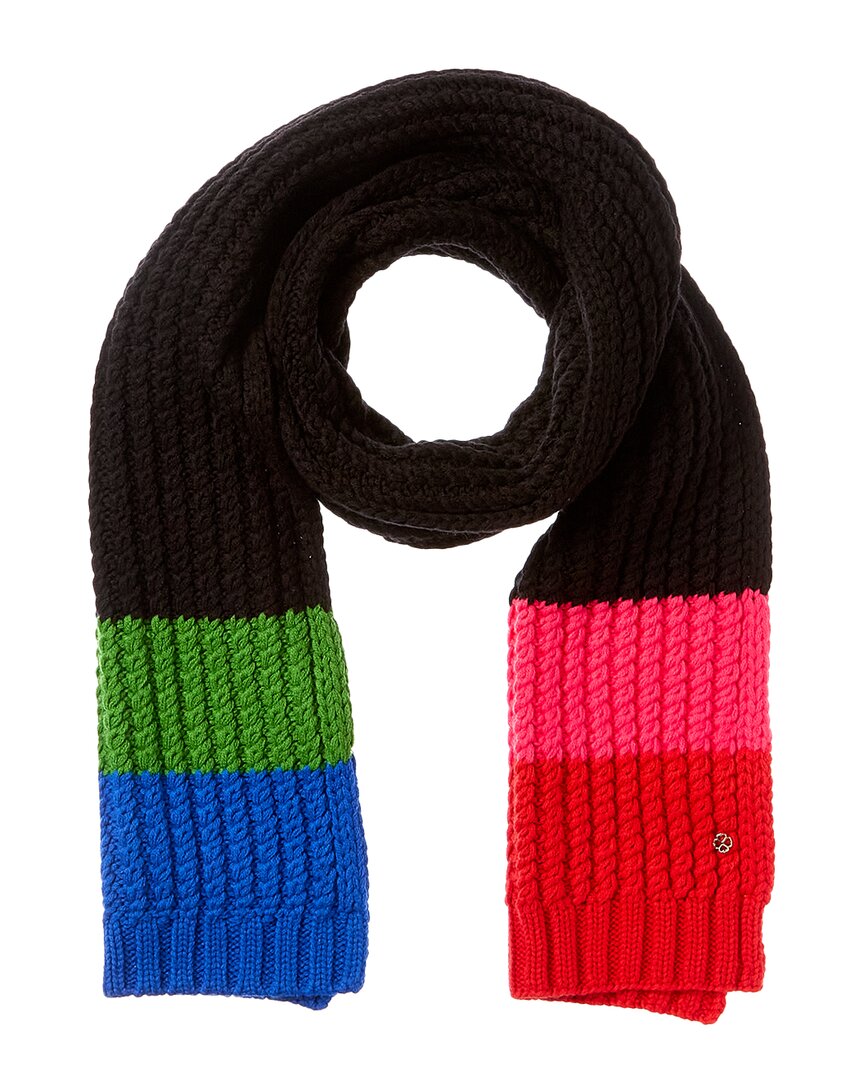 Kate Spade New York Marble Cable Knit Wool-blend Scarf