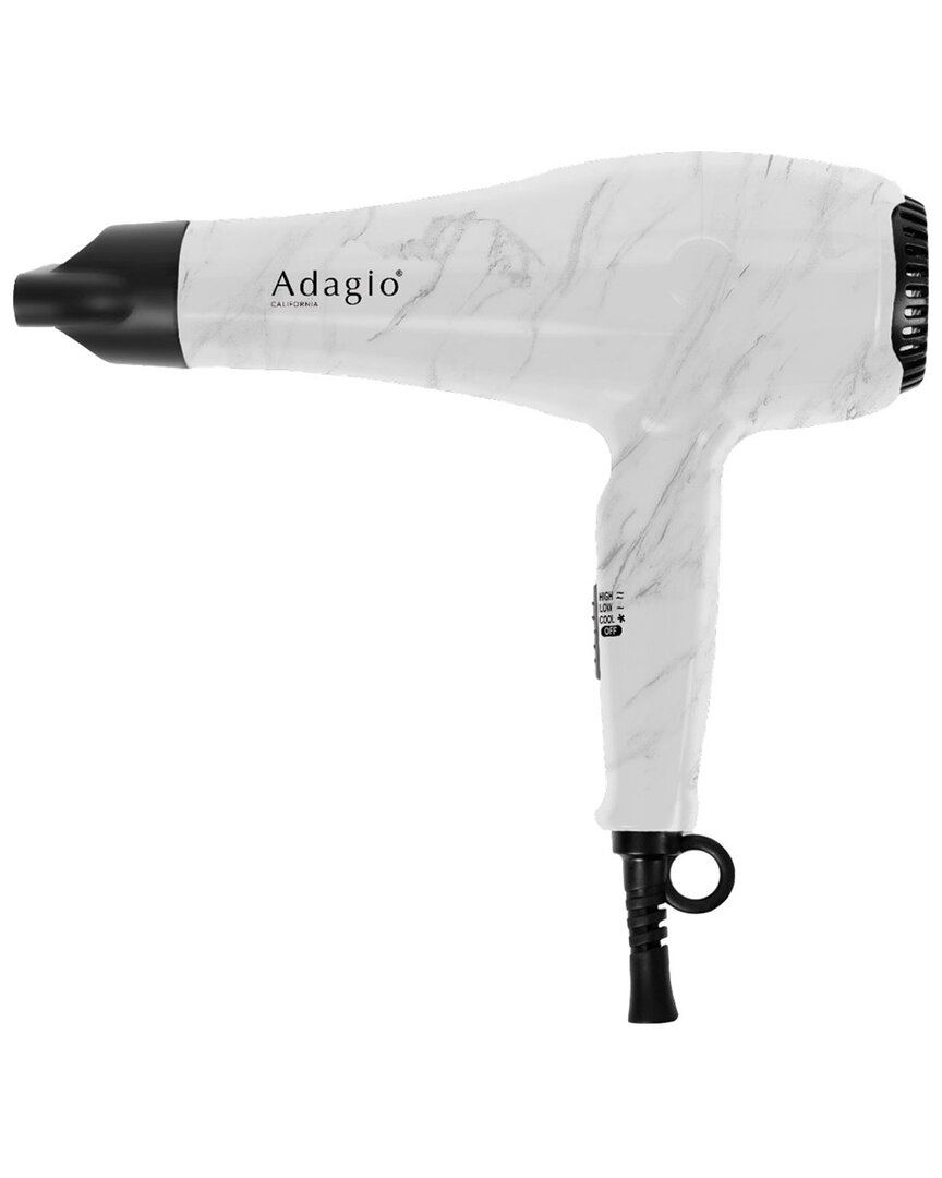 Adagio California Professional 2500 Blow Dryer In White