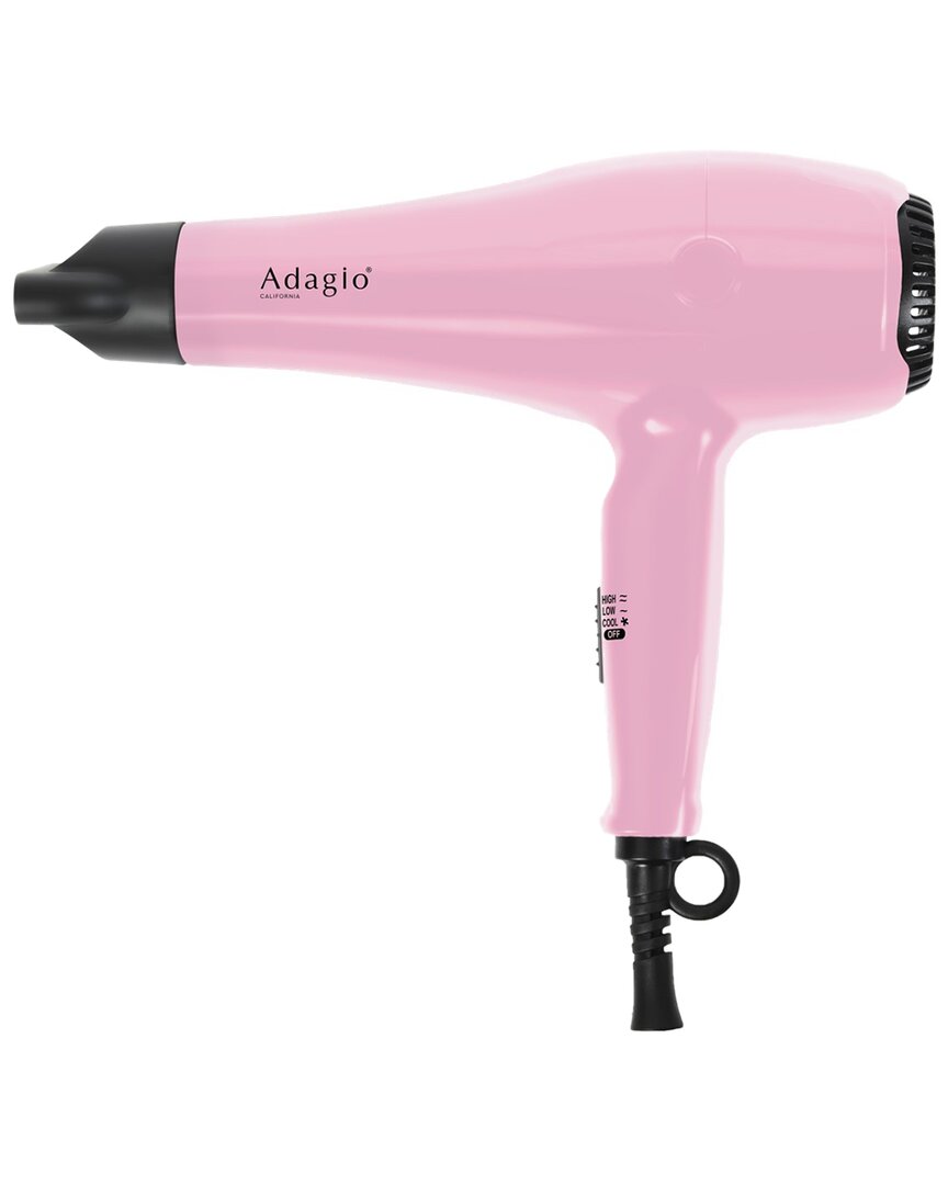 Adagio California Professional 2500 Blow Dryer In Pink