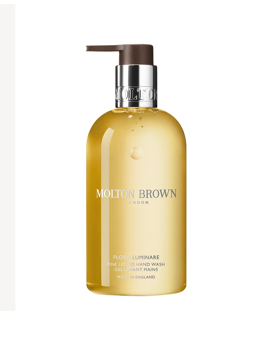 Molton Brown London Woman's 10oz Flora Luminare Fine Liquid Hand Wash In Transparent