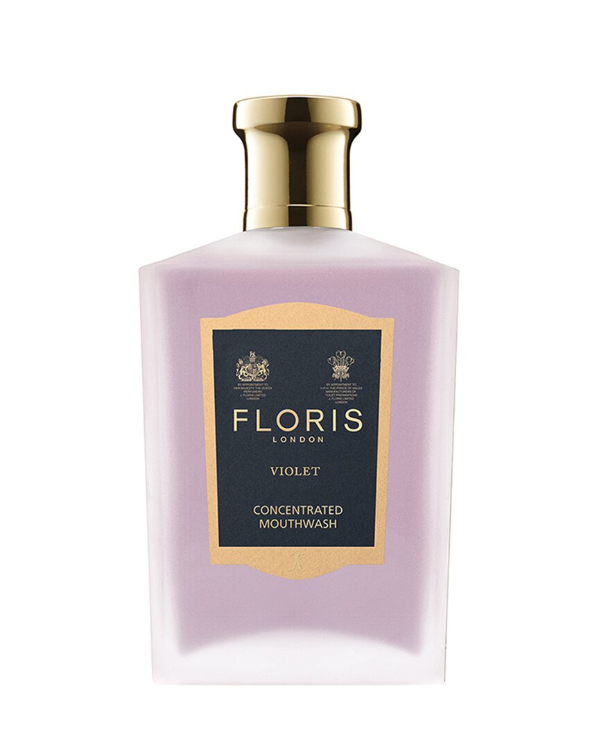 Floris Unisex Floral Violet Mouthwash In White