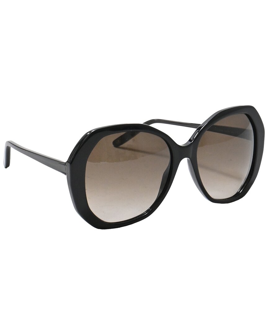 Bottega Veneta Oversized Sunglasses (authentic Pre-loved) In Black