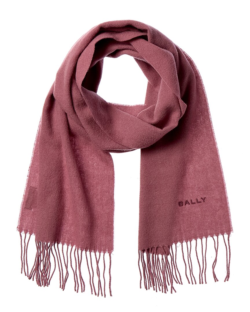 Bally Wool Scarf In Pink