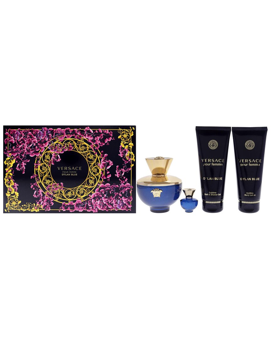 Versace Dylan Blue 4pc Gift Set