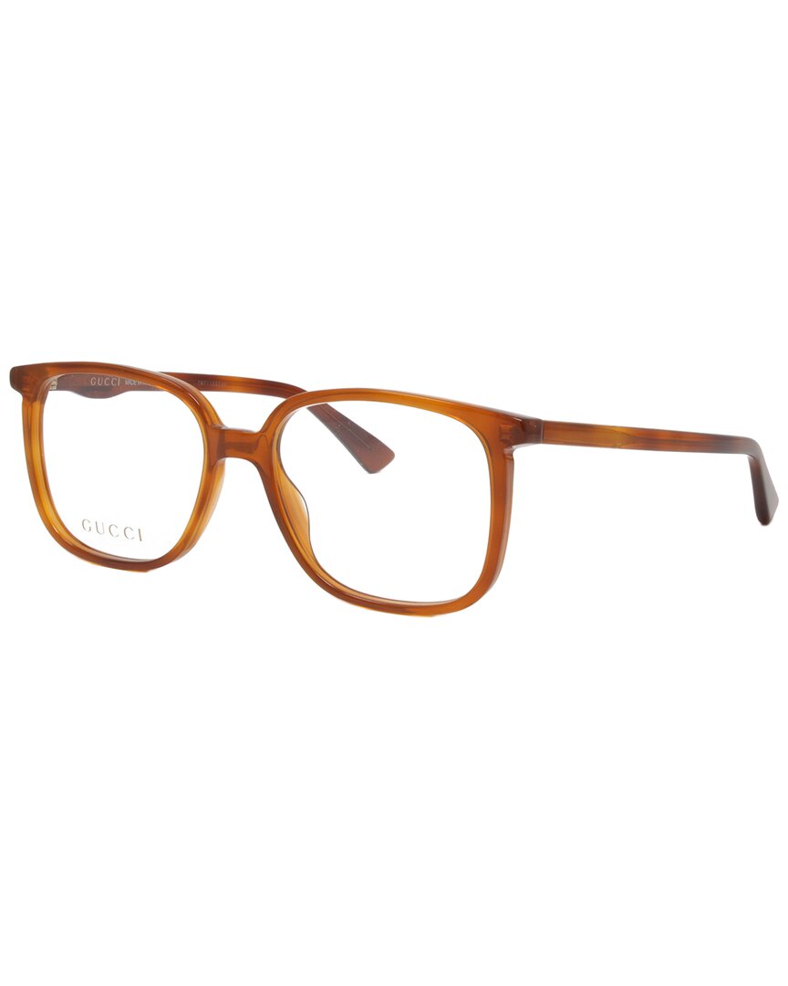 Gucci Unisex Gg0260o 53mm Optical Frames In Brown