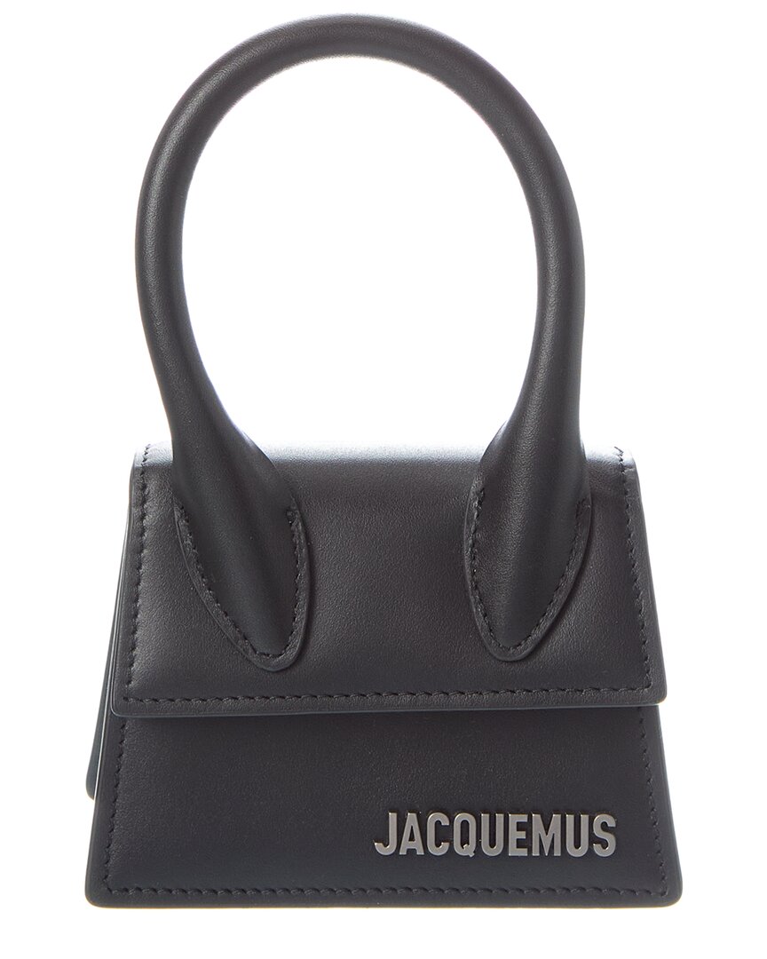 Jacquemus Le Chiquito Mini Leather Clutch In Black