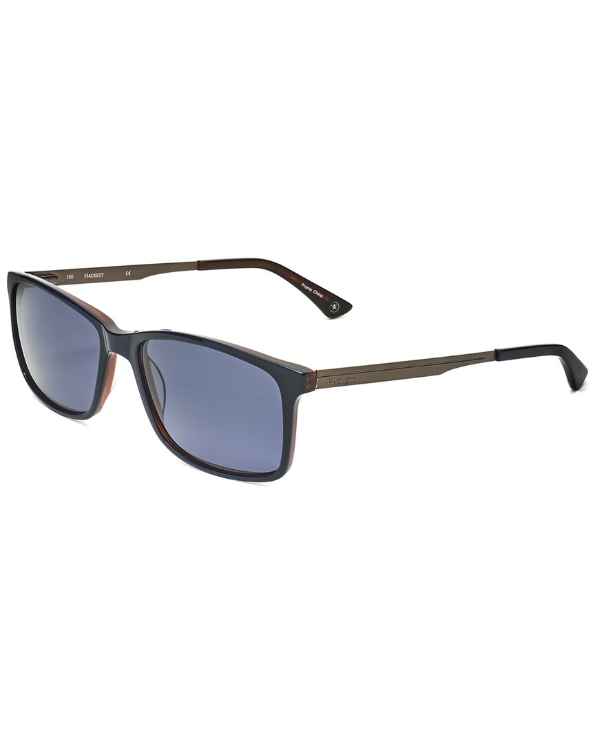 Shop Hackett Bespoke Men's Hek1162 58mm Sunglasses In Blue
