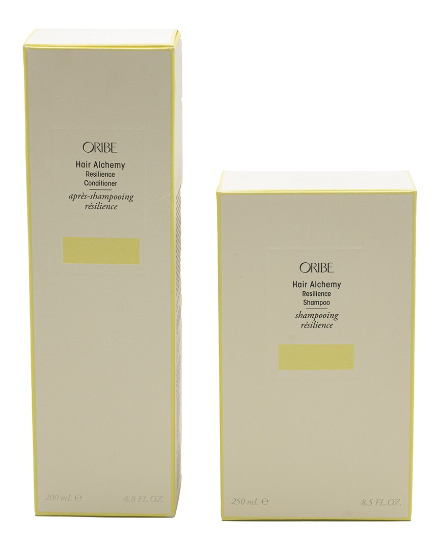 Oribe Unisex 8.5oz Alchemy Resilience Shampoo & Conditioner In White
