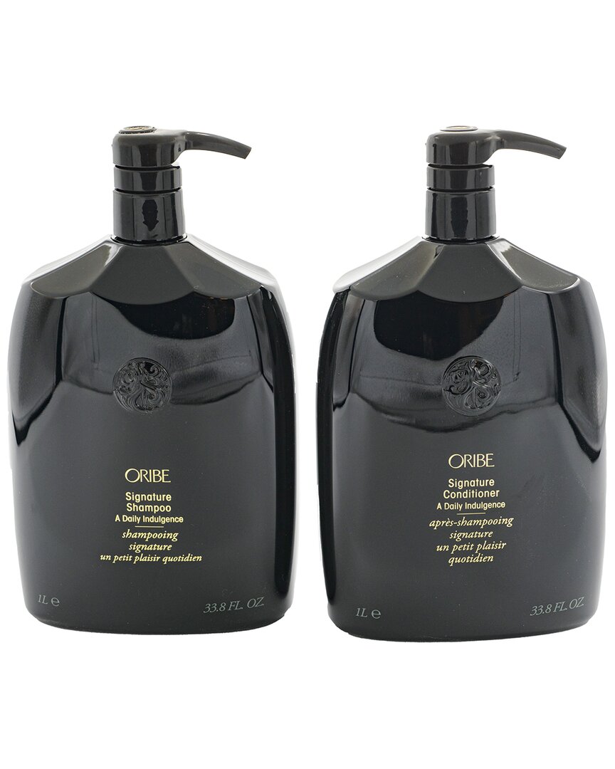Oribe Unisex 33.8oz Signature Shampoo & Conditioner Liter Duo