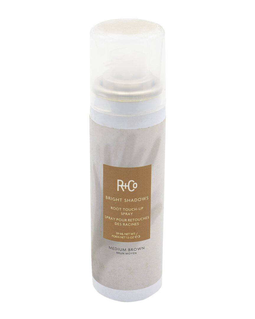 R + Co R+co Unisex 1.5oz Bright Root Touch Up Spray Medium Brown In White