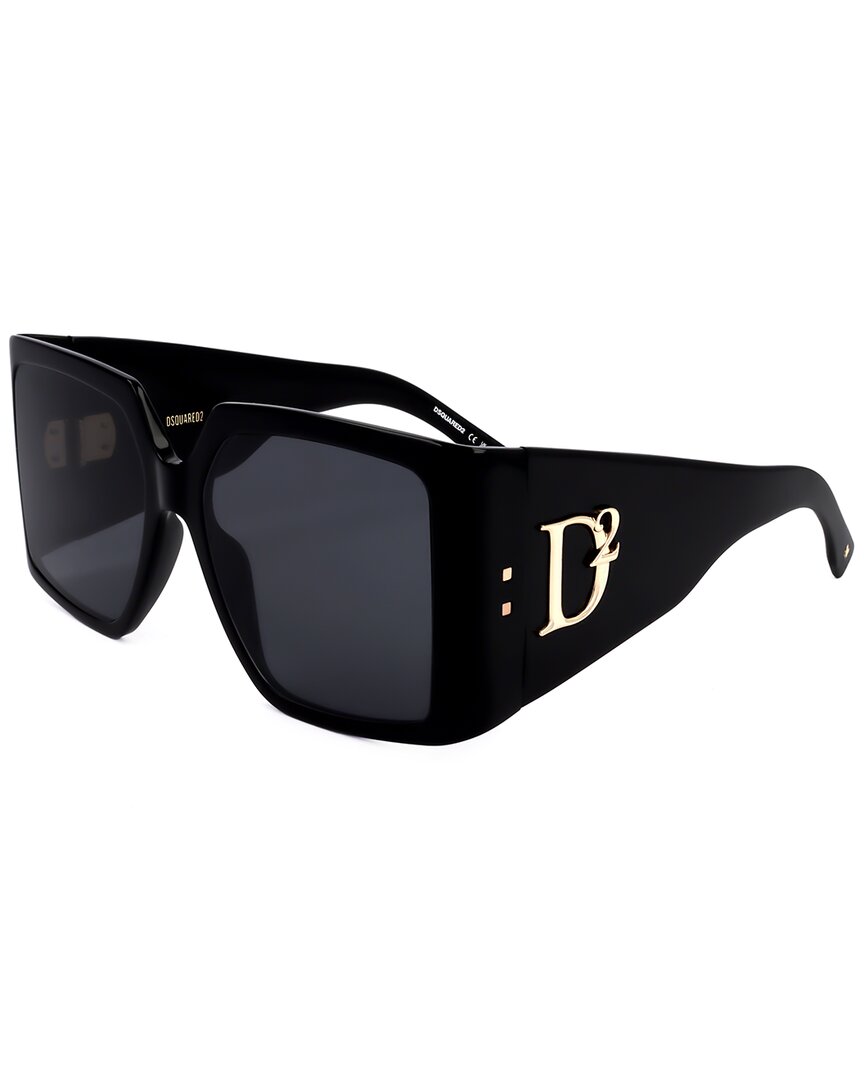 Dsquared2 Unisex D2 0096/s 56mm Sunglasses In Black