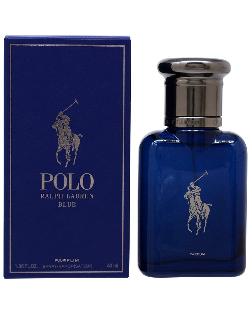 Ralph Lauren Men's 1.3oz Polo Blue Parfum Edp Spray In White