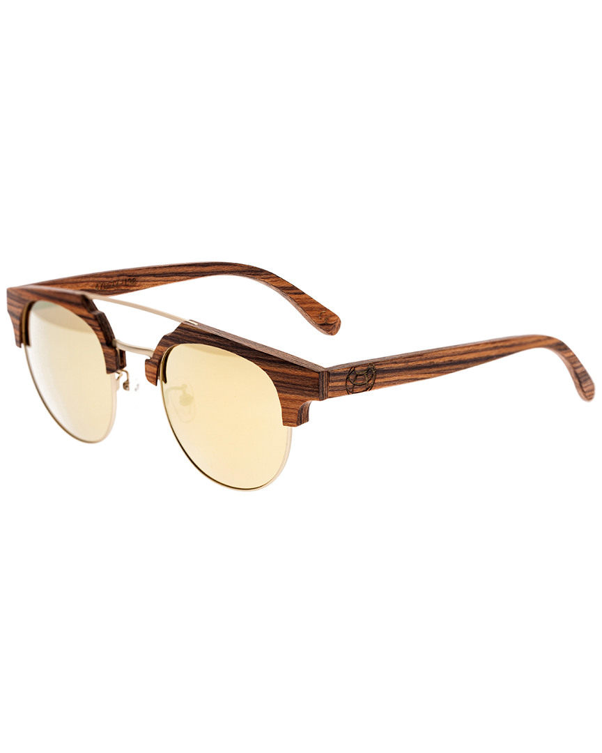 Earth Wood Unisex Kai 40mm Polarized Sunglasses